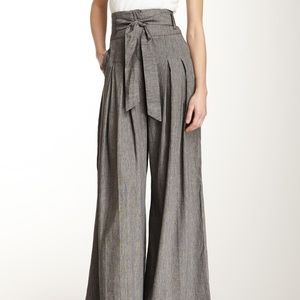 L.A.M.B. Cross Dyed Linen Blend Culotte Pant